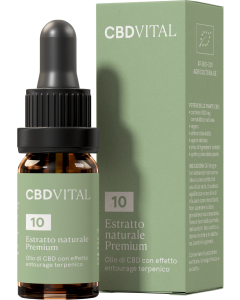 CBDVITAL Naturextrakt Premium 10% - Vorderansicht